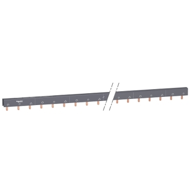 Cutable comb busbar 3(Aux+P) 100A 57 modules