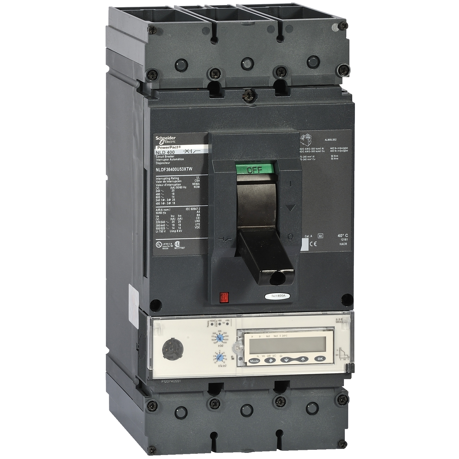 PowerPact Leistungsschalter im Formgehäuse mit L-Rahmen