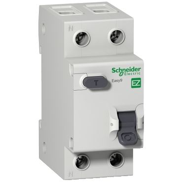 Easy9 RCBO Schneider Electric Residual Current Circuit Breakers with overcurrent protection