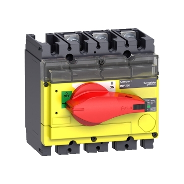 Interpact INV100 3P piros kapcsolókar 31180