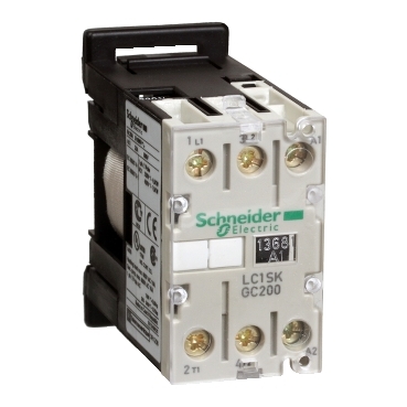 Mini-contactors to control motors up to 6 A (2.2 kW / 400 V)