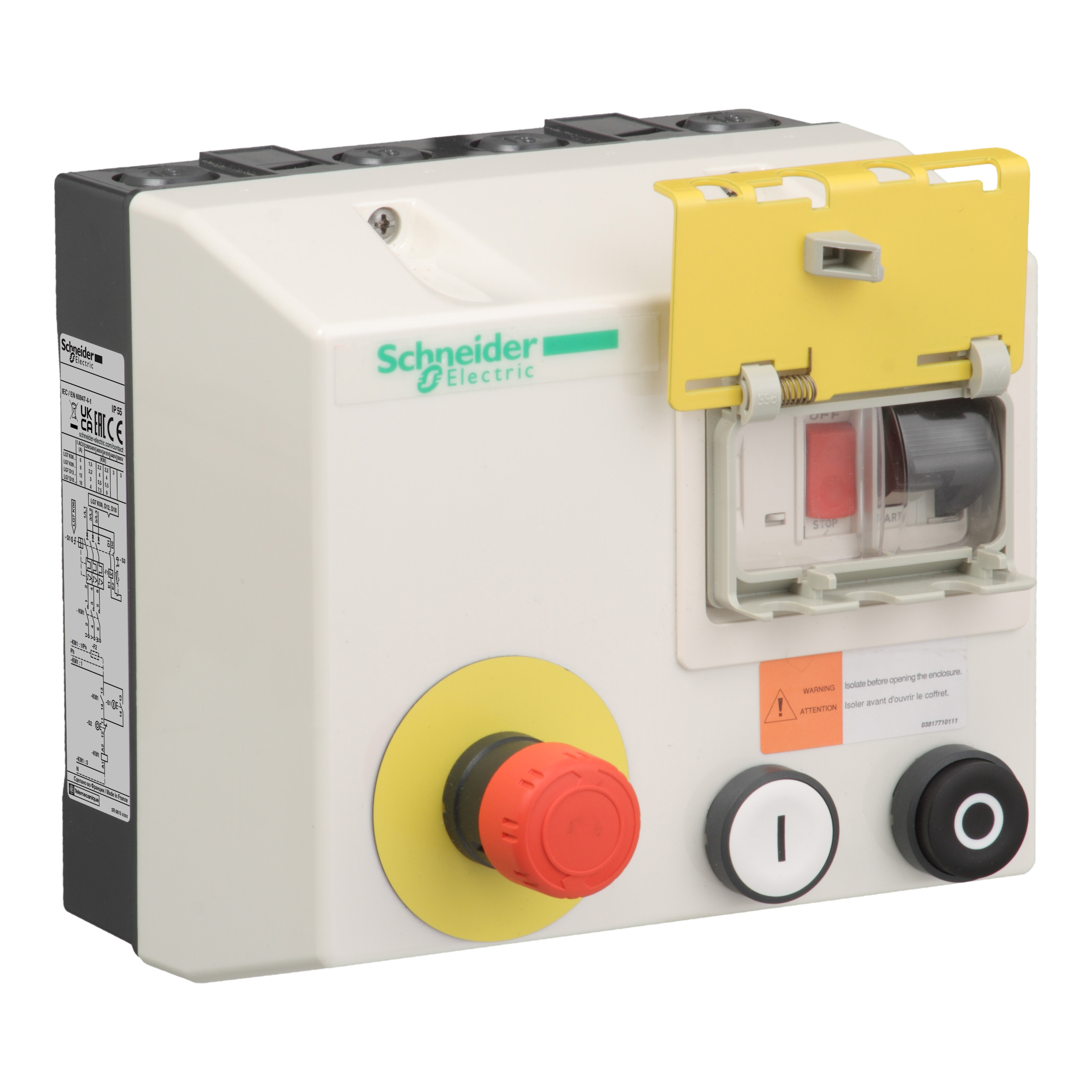 Démarreur 1 sens 1,5kW verrou