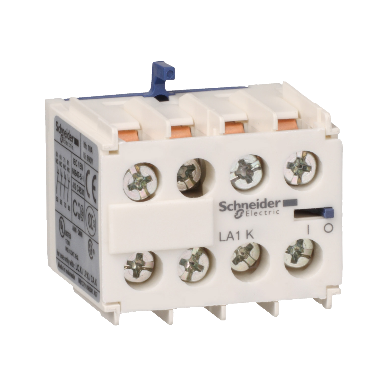 LA1KN40 - TeSys K Contactors - Auxiliary contact block, 4NO