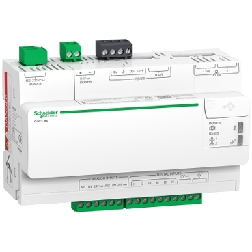 Enerlin'X Com'X Schneider Electric Enerlin'X Com'X energy server : all-in-one-box energy management solution allowing energy consumption monitoring.
