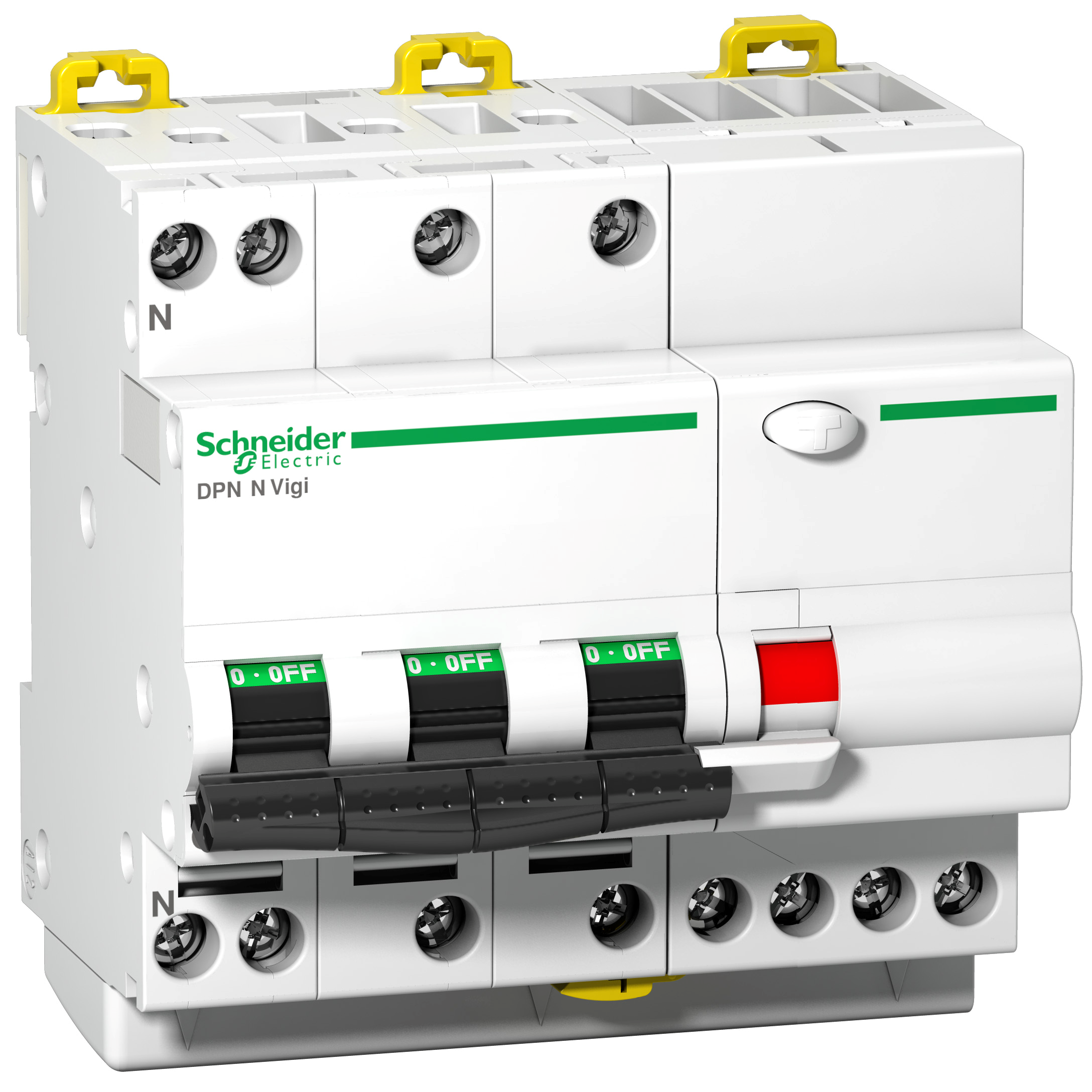 Acti9 DPN N Vigi - RCBO - 3P+N - 25A - C Curve - 6000A - 30mA - type AC