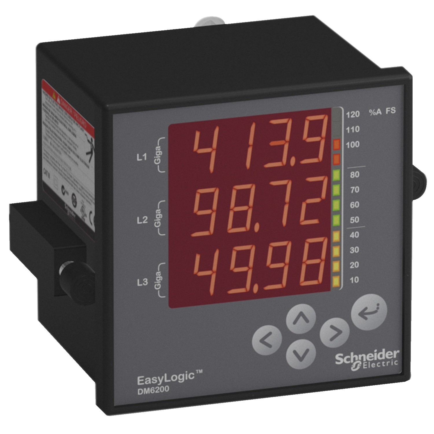Metsedm6200 Dm6200 Digital Meter With Basic Readings With Communication Schneider Electric Global