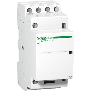 Contactors with DIN-rail modular profiles, to control motors up to 100 A (60 kW / 400 V)