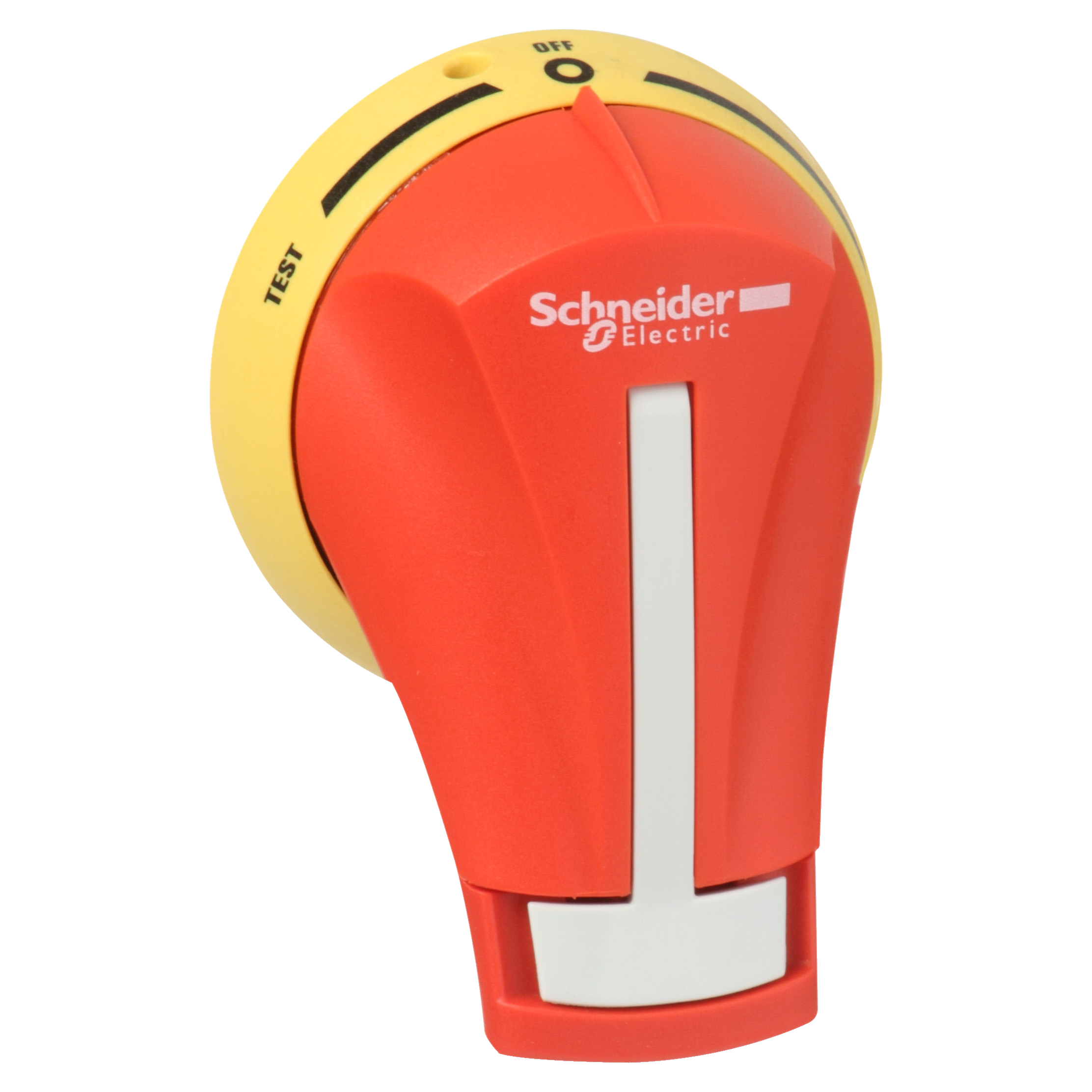External rotary handle, TeSys GS, red handle, front mounting, 3 positions Test-I-O, IP65, for GS 32 to 63A IEC