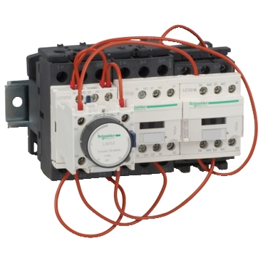25kW (400V), csillag-delta indító mechanikus retesszel, sínre szerelt LC3D320AP7