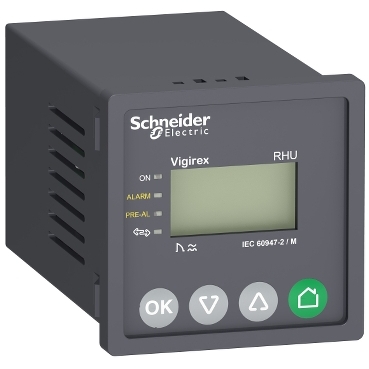 Vigirex szivárgóáram védelmi relé RHU - 0.03..30 A - 0..5 s - 240 V LV481003