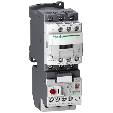 Electronic thermal overload protection TeSys LR9D with contactor TeSys LC1D 3P