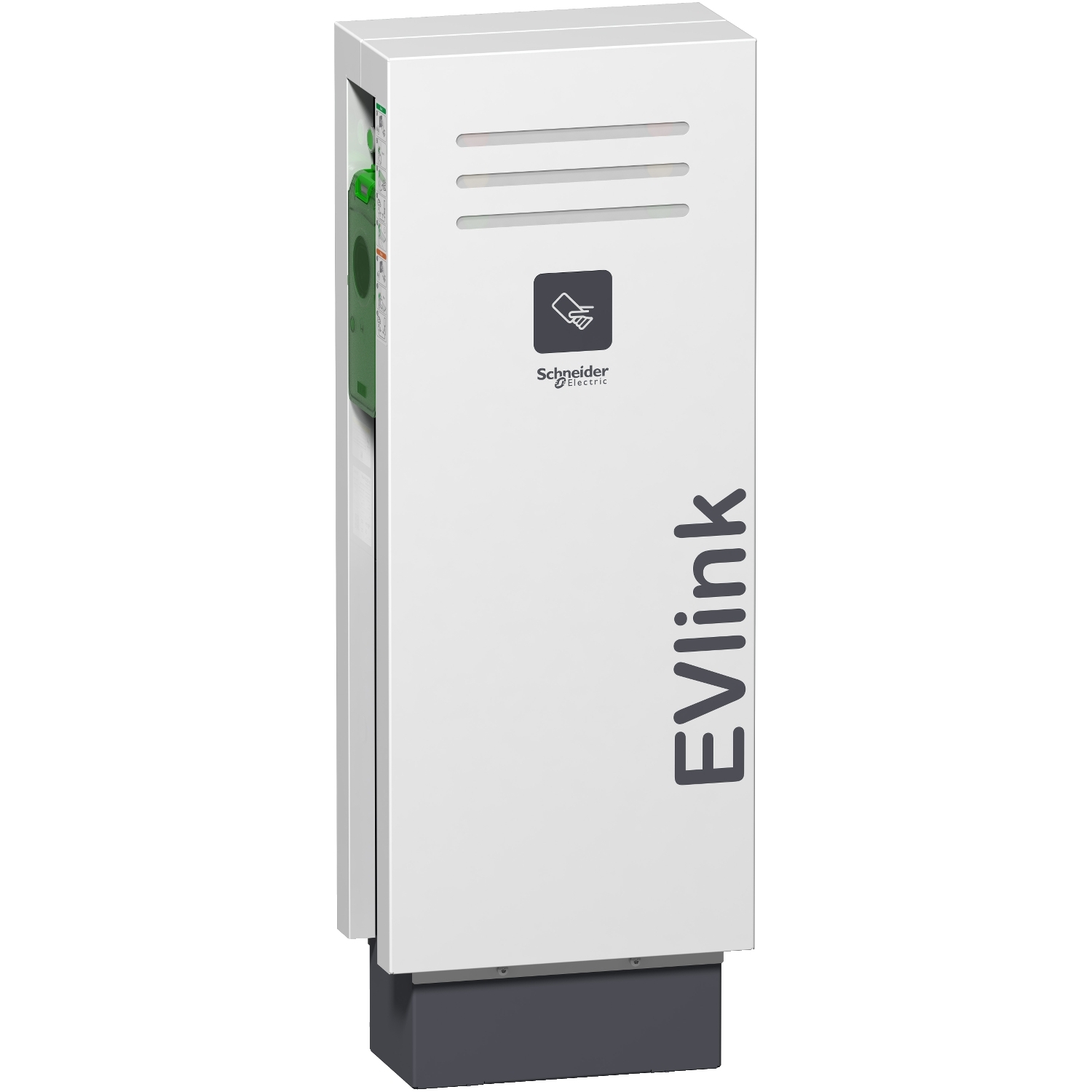 Evlink Parking Floor Standing, 22KW, 2xT2, Shutter EV Charging