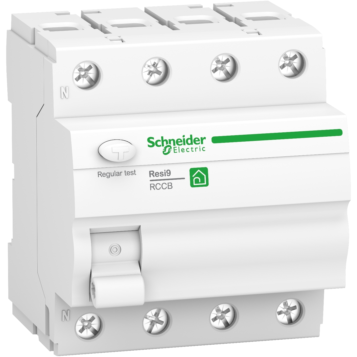 Áram-védőkapcsoló (Fi-relé) analóg 4P 25A 30mA A-típus 6kA Resi9 R Schneider