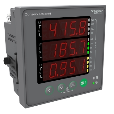Hexa Series EM64xxH and PM1130H Schneider Electric Multifunction, Energy and Dual Source Meters.