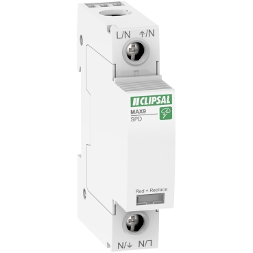 Clipsal MAX9 Surge Protection Device, SPD, 1P, 40kA
