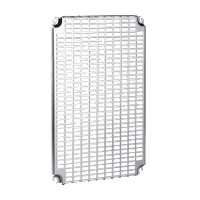  NSYMR1012 NSYMR1012 Perforirana ploča, V1000xŠ1200mm univerzalni otvori 11x26mm Tip proizvoda ili komponente	
Montažna ploča
Primena uređaja	
Više namena
Za ormane nazivnih dimenzija	
1000 mmW: 1200 mm
Lokacija za montiranje	
Kliznica
Direktno na zadnje odstojnike
Opis montažne ploče	
Telequick perforirana
Kompatibilnost grupe proizvoda	
Spacial S3D
Spacial CRN
Spacial S3X
Thalassa PLM
Količina po setu	
Set od 1
Materijal	
Steel
Završna obrada	
Obloženo cinkom
Dopunske informacije
Način fiksiranja	
Pričvršćivanje zavrtnjem na zadnje odstojnike - tip zavrtnja M8
Sa elementom za fiksiranje
Visina	
951 mm
Širina	
1151 mm
Dubina	
15 mm
Debljina	
2 mm
Masa proizvoda	
7,42 kg
Broj slotova	
2294
Specifičnost izvedbe	
Instalacija u zadnjem delu ormana
Dimenzije izreza	
11 x 26 mm 