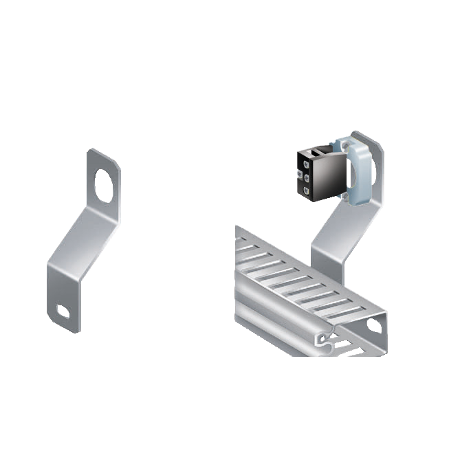 Cable duct support for door