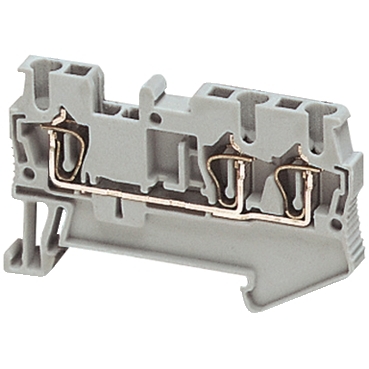 Linergy, Terminal Block, Linergy TR, Spring Type, Feed Through, 3 Points, 2.5mm², Grey, Set Of 50