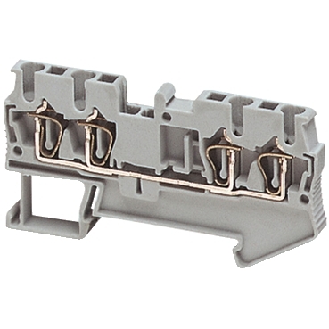 Linergy Passthrough Terminal Block, 2.5mm², 24A, Single Level, 2x2 SpRing