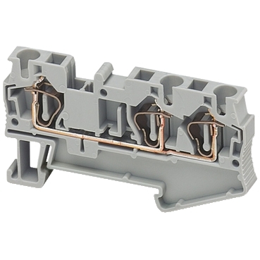 Linergy Passthrough Terminal Block, 4mm², 32A, Single Level, 1x2 SpRing