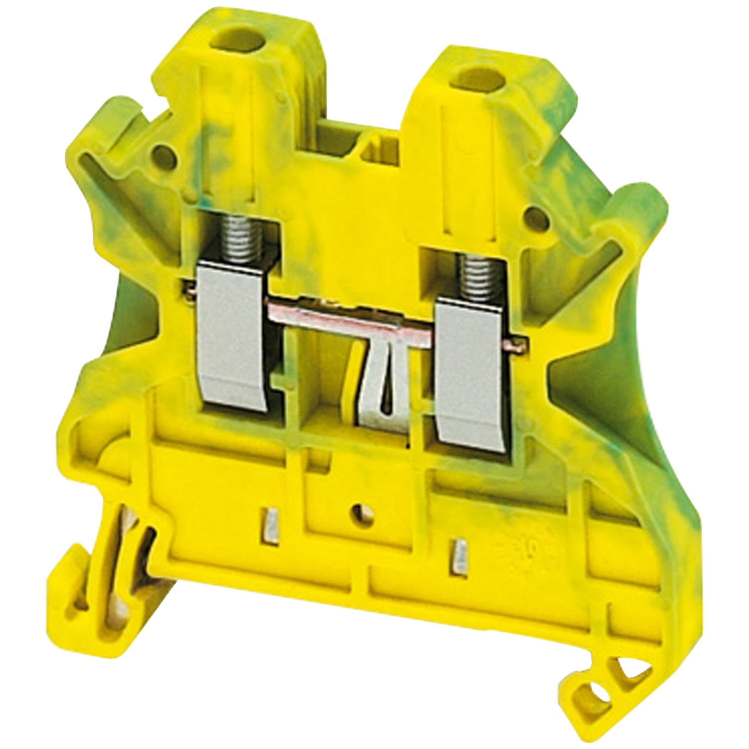 SCREW TERMINAL, PROTECTIVE EARTH, 2 POINTS, 2,5MM², GREEN-YELLOW