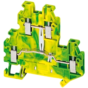 Linergy Earth Terminal Block, 2.5mm², Double Level, 1x1 Screw