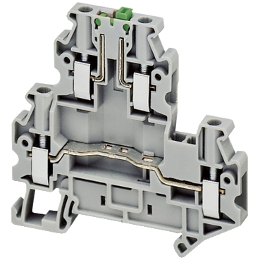 Linergy Blade Disc. Terminal Block, 4mm², 30A, Double Level, 1x1 Screw