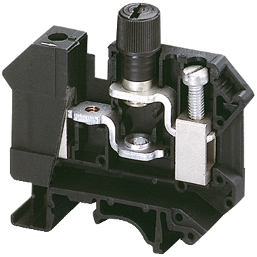 Linergy Fixed Carrier Terminal Block, 16mm², 10A, Single Level, 1x1 Screw