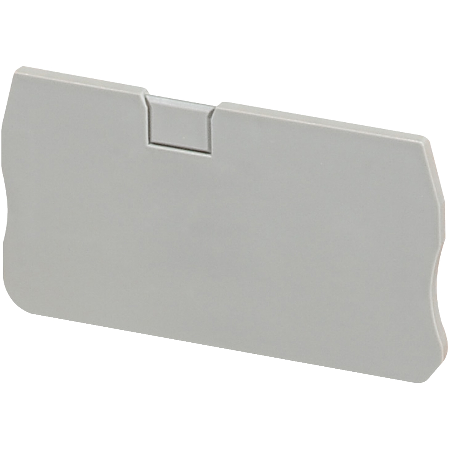 Cover plate, Linergy TR, 2 points, 2.2mm width, for spring terminals NSYTRR42, 4mm², grey, Set of 50