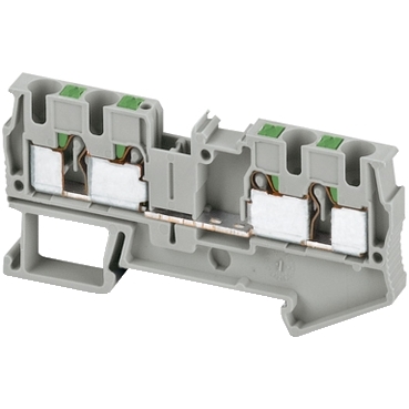 Linergy, Terminal Block, Linergy TR, Push-in Type, Feed Through, 4 Points, 4mm², Grey, Set Of 50