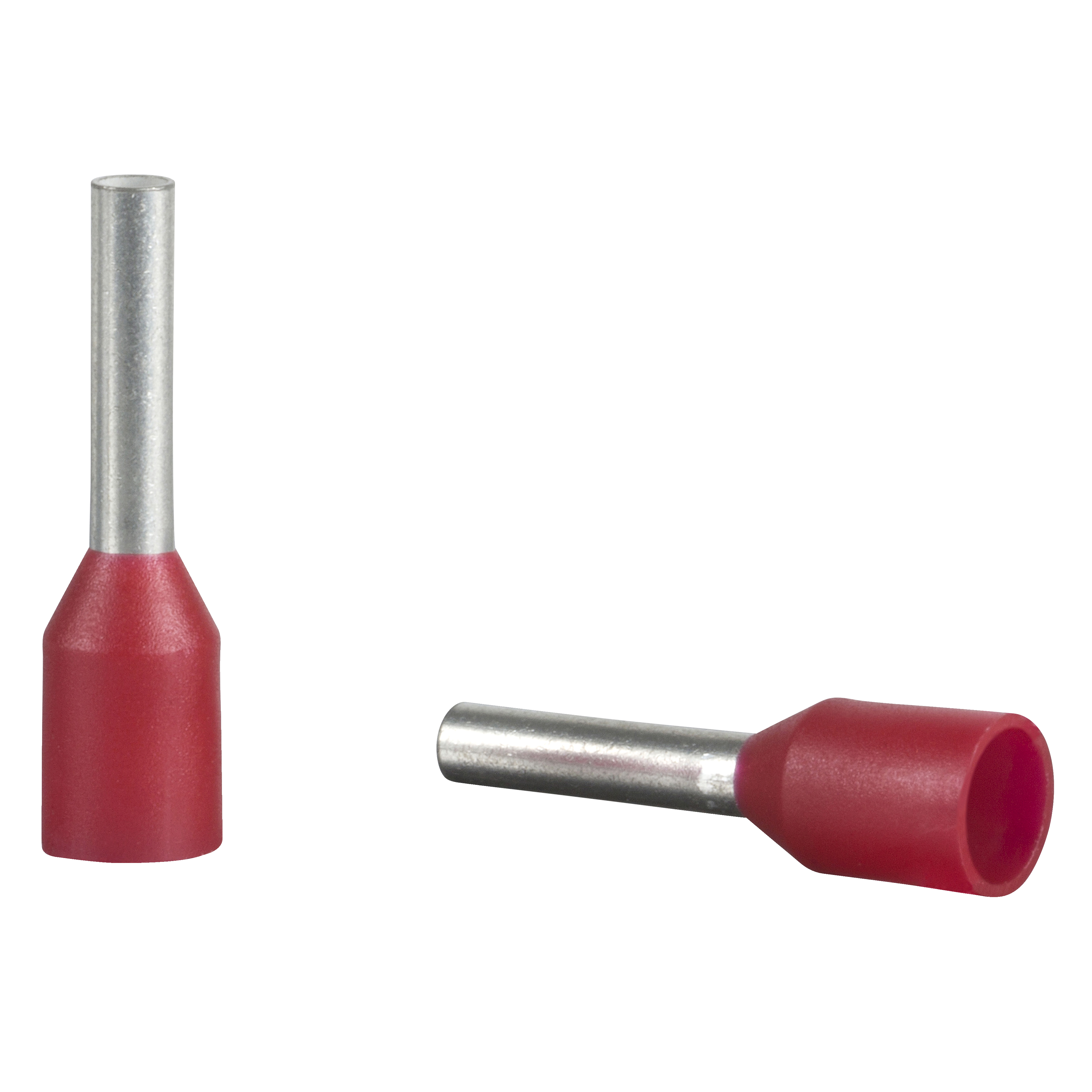 Cable ends, Linergy TR cable ends, single conductor, red, 1mmÂ², medium size, 10 sets of 100