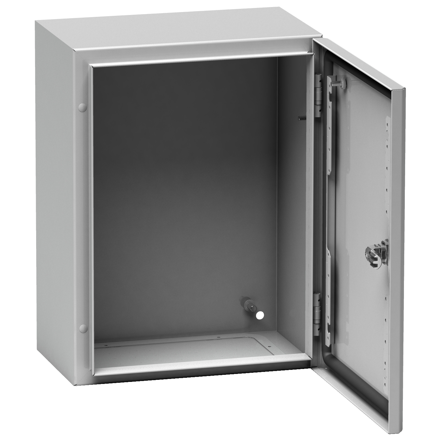 NSYS3D6425 - Wall mounted steel enclosure, Spacial S3D, plain door 