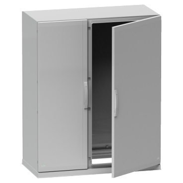 Thalassa PLA - PLAZ Enclosure with Plinth-type Open Bottom Part, 2 Plain Doors and New Handle