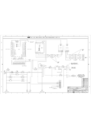 Wiring Diagram | ASCO 5850 Load Management Unit | Single Gen | 917121-007