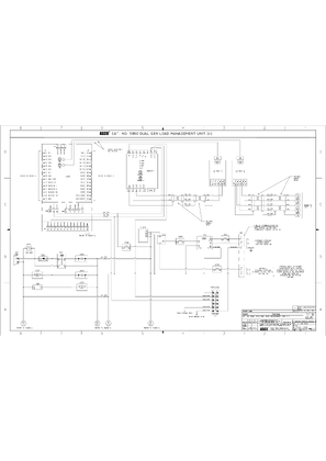 Wiring Diagram | ASCO 5850 Load Management Unit | Dual Gen | 917121-009