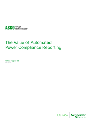 ASCO White Paper | The Value of Automated Power Compliance Reporting