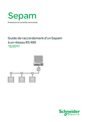 Sepam - Guide de raccordement RS 485