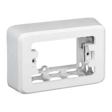 Mounting Block Iconic 1 Gang 40mm, Push-In And Clip-In Function