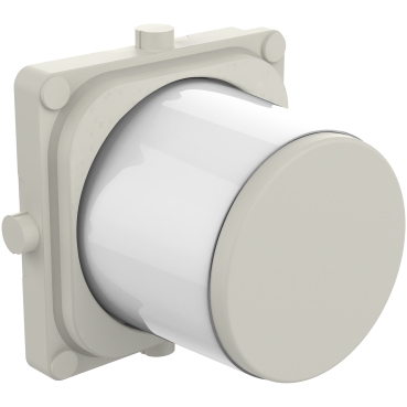 Iconic knob carrier &  knob cap for rotary dimmer -  Warm Grey