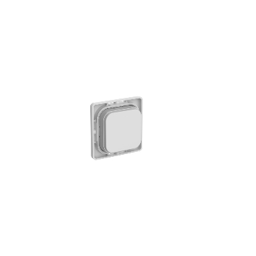 Angled image of PDL300PBC ICONIC Pushbutton Mechanism Colour Cap - Cool Grey (pk 5)