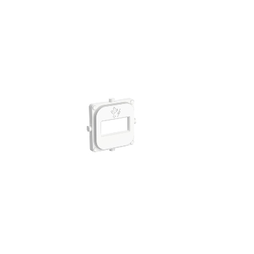 Image of Iconic, single Port USB Charger Colour Cap- Vivid White (pk 5)