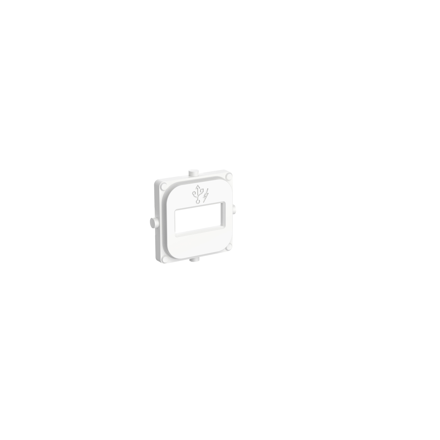 PDL Iconic - Cap Single USB Charger Type A - Vivid White