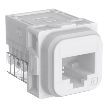 RJ45 Connector - Iconic - 8 Wire Contact - Cat.6 Punch Down