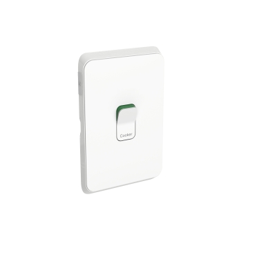 Iconic, Cover Plate Cooker Switch, 45A 250V