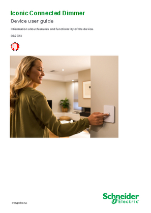 Iconic Connected Dimmer (PDL) - Device user guide
