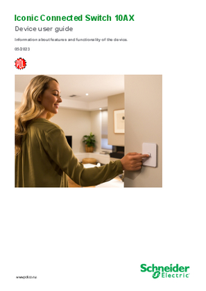 Iconic Connected Switch 10AX (PDL) - Device user guide
