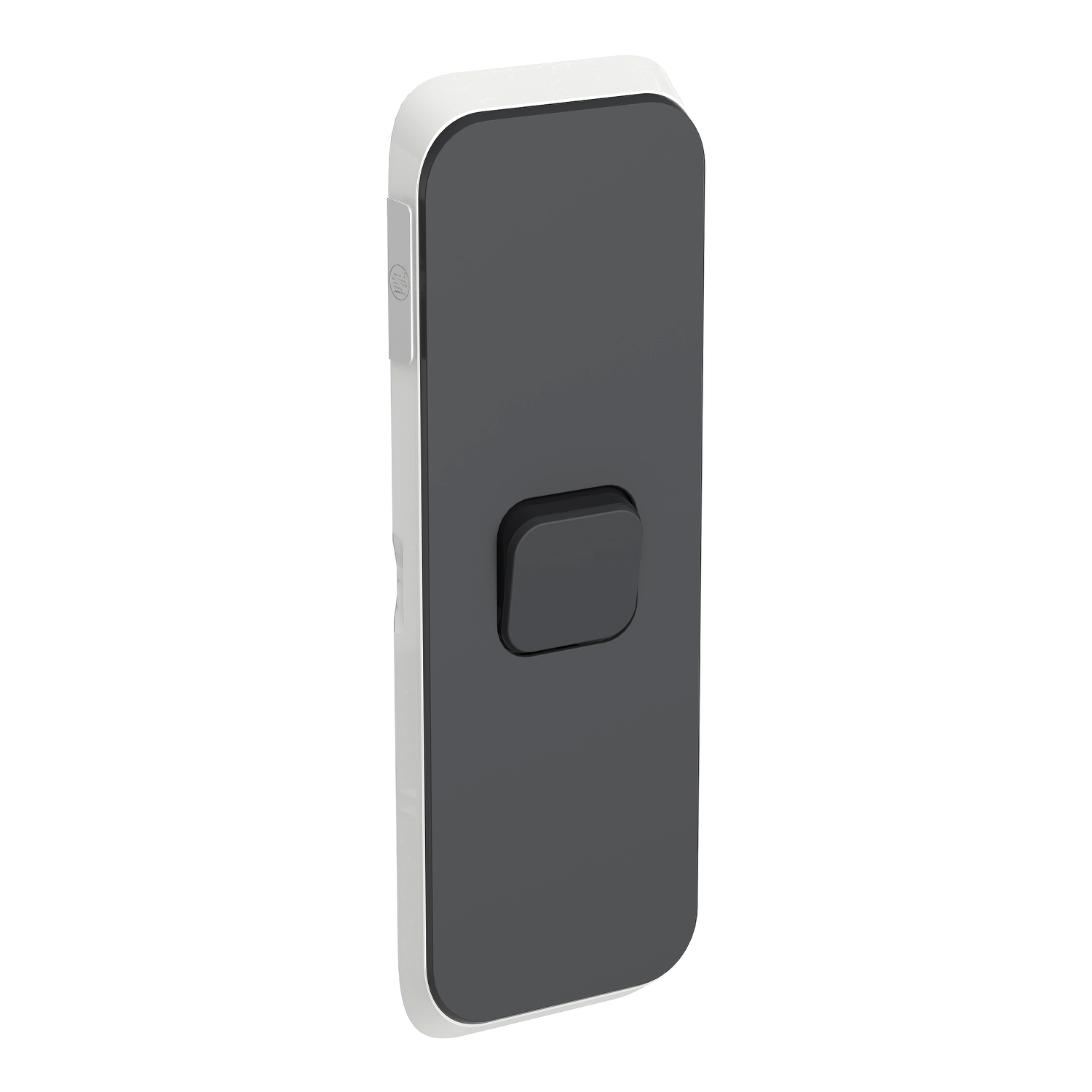 PDL Iconic - Cover Plate Switch Architrave 1-Gang - Anthracite