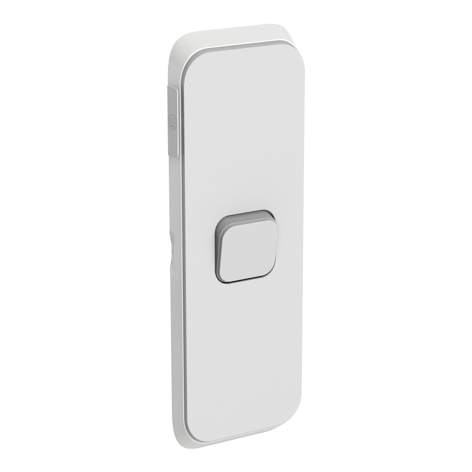 PDL Iconic - Cover Plate Switch Architrave 1-Gang - Cool Grey