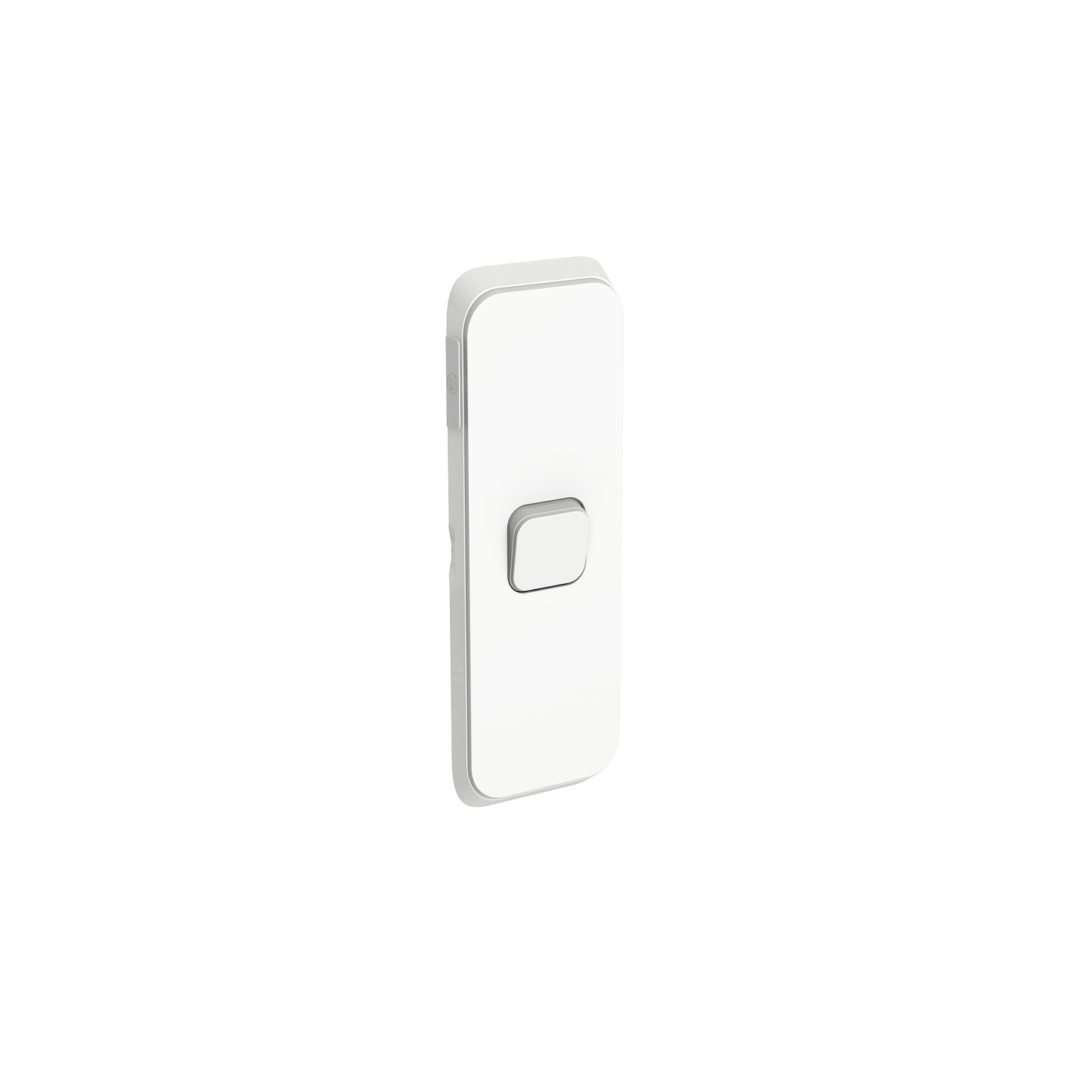 PDL Iconic - Cover Plate Switch Architrave 1-Gang - Vivid White