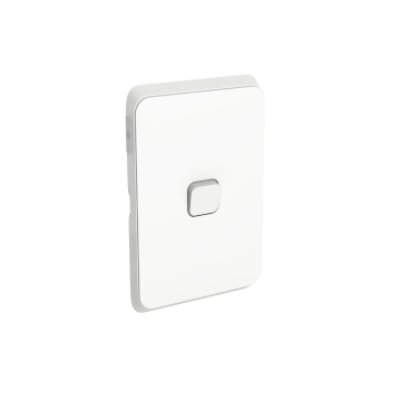 PDL Iconic Flush Switch, Vertical Mount, 1 Gang, 250V, 10Ax1-Way/2-Way
